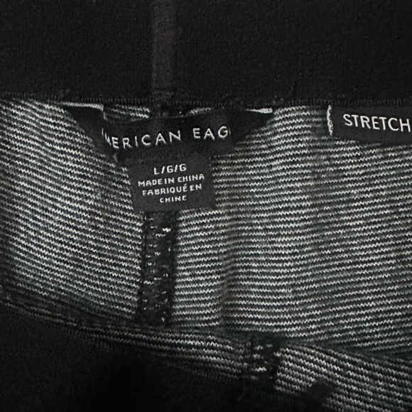 American Eagle Outfitters Monochrome Striped Leggings - Picture 3 of 3